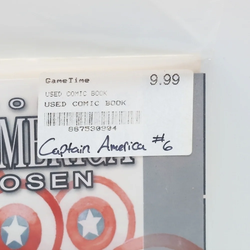 Captain America The Chosen Comic Book Set Of 7 # 1, 2, 2 variant, 3, 4, 5,6